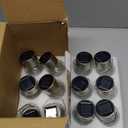 GIGALUMI 12 Pack Solar Outdoor Lights, Solar Hanging Lights for Christmas Decoration-Cracked Glass Solar Lights Outdoor Waterproof for Garden, Yard, Fence, Tree(Cold White)