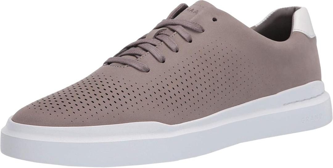 Cole Haan Men's Grandpro Rally Laser Cut Sneaker (11, Ironstone/Gray)