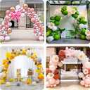 JOYYPOP Balloon Arch Kit, 10ft Wide & 9ft Tall Adjustable Balloon Arch Stand with Base Frame Garden Arbors for Graduation Wedding Birthday Baby Shower Party Supplies Photo Backdrop Decoration