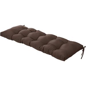 QILLOWAY Indoor/Outdoor Bench Cushion,51-Inches,Coffee (Coffee/Brown/Chocolate)