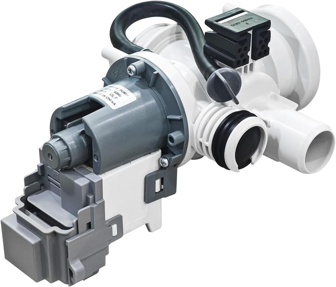 Upgraded DC97-20621A Washer Drain Pump Assembly compatible with Samsung Washer Maching Motor Repalcement for Samsung Washing Pump Motor WF45A6400AV/US, WF45B6300AC/US, WF45M5500AP/A5-0051 Part