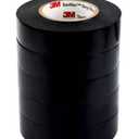 Temflex 3/4 in. x 60 ft. 1700 Electrical Tape Black (5-Pack)