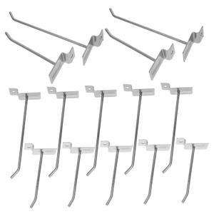 PartyKindom Garage Hooks 50pcs Grid Wall Hooks Phone Accessory Organizer Iron Quick Install Space-Saving