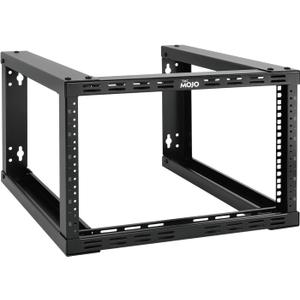 Tecmojo 6U Fixed Wall Mount Network Rack 15.8inch Depth Open Frame for Server Data/AV/IT/Communication/Computer Equipment/Patch Panel Heavy Duty