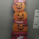 Fan Creations NCAA Washington State Cougars 46-Inch Pumpkin Stacked Leaner with Helmet