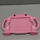 Kids Case for iPad Mini 5/4/3/2/1 Shockproof Silicone Protective Cover Handle Stand Case Fit Apple New iPad Mini 5th Generation 7.9" 2019 [CHINFAI Cartoon Robot Series] (Pink)