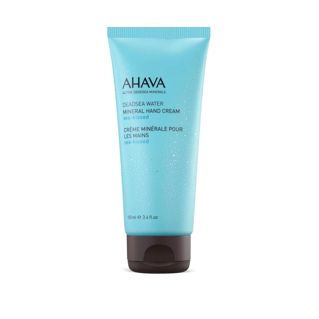 AHAVA Dead Sea Water Mineral Hand Cream - Hand Moisturizer For Dry Cracked Hands, Light & Fast Absorbing, Enriched with Exclusive blend Osmoter, Smoothing Witch Hazel & Soothing Allantoin (3.4 Ounce (Pack of 1))