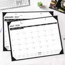 2026-2027 Desk Calendar - JUL. 2026 DEC. 2027, 22" x 17", Large Desk Calendar 2026-2027, 18 Monthly Large Desk/Wall Calendars 2-in-1, Corner Protector, Desk Pad, Large Ruled Blocks