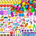 100 Pack Prefilled Easter Eggs with Assorted Toys Inside 6 Surprise Golden Eggs, 100 Plastic Easter Eggs Fillers with Fidget Toys Easter Basket Stuffers Fillers Egg Hunt Party Favors for Kids Boy Girl