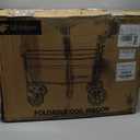 Dog Wagon for Medium Large Dogs up to 200lbs, All Terrain Foldable Large Dog Stroller with Ramp, Wagon for Dog with Adjustable Handle & One-Step Brake(Blue)