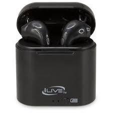 iLive True Wireless Bluetooth Earbuds in Black