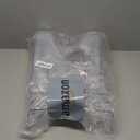 PAG 6-Pocket Clear Wall Mount File Organizer for Office, Vertical Hanging Document Paper Folder Holder for Home, Letter Size Mail Sorter, Transparent Magazine Literature Rack with Mounting Hardware