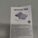 Electric Heating pad with 6 Heat Settings, Auto Shut Off, Dry Electric Heating for Back Neck Knee Arms Legs Shoulder Heat Pads for Christmas Birthday Father's Day Mother's Day (24"X12", Dark Blue)