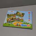 Wooden Puzzles Dinosaur Toys for Kids Ages 3-5, Set of 4 Packs with 20-Piece Wood Jigsaw Puzzles, Preschool Educational Brain Teaser Boards for Boys and Girls 3 4 5 6 Years Old