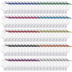 100 Pcs Traveling Bottles with Keychain 2oz Clear Keychain Bottle Plastic Empty Refillable Liquid Packing Container Squeeze Plastic with Lid for Liquid Cream (Heart) 100 Pcs Traveling Bottles with Keychain 2oz Clear Keychain Bottle Plastic Empty Refillable Liquid Packing Container Squeeze Plastic with Lid for Liquid Cream (Heart)