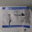 Swing Arm Desk Lamp for Home Office 360°Adjustable,Tall Metal Clamp on lamp with Bulb,Eye-Caring Clip on Desk Light for Computer Work Study Reading and Drafting