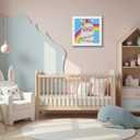 CHWGLFGG Diamond Art Kits for Kids with Wooden Frame, Alpaca Diamond Painting Kits for Beginners, DIY Big Gem Paintings Kits Animal Diamond Dots for Kids Ages 8-12, Home Wall Decor 7x7 Inch