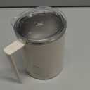 Electric Mixing Mug,Electric Stirring Coffee Mug,Coffee Mugs,Suitable for Coffee, Milk, Cocoa and Other Beverages (Cream White) (12 Ounces)