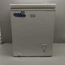 BLACK+DECKER 2.0 Cu. Ft. Compact Chest Freezer, Deep Freezer Holds Up To 70 Lbs. of Frozen Food, Removable Storage Basket, Manual Defrost, White