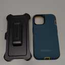 OtterBox Defender Series Screenless Edition Case for iPhone 14 Pro Max (Only) - Holster Clip Included - Microbial Defense Protection - Non-Retail Packaging - Blue Suede Shoes