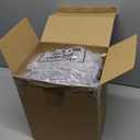 Zopeal 50 Set Disposable Plastic Coupe Glasses With Satin Ribbon Bow 5 oz Acrylic Champagne Tower Cocktail Unbreakable Plastic Martini Margarita Glasses for Birthday Wedding Party Bar (Black)