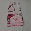 Avezano Floral Happy Birthday Banner for Women Girls Rose Gold Red Floral Birthday Party Decorations for Women Burgundy Flower B-day Party Supplies Banner (6x3.6ft)