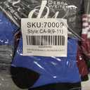 Debra Weitzner Womens Runner Ankle Socks - Low-Cut Colorful Socks (Size 9-11 and 10-13) 12 Pairs (Ankle Blue & Maroon)