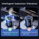 2025 Upgrade Smart Car Air Freshener, Rechargeable Car Air Freshener Diffuser with Starlight Projector & Atmosphere Light, Adjustable Car Freshener with Ultrasonic Tech & Auto On/Off, 50ml Perfume