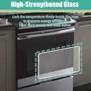 WB56X22160 Range Oven Inner Door Glass, Window Pack, Double-Layer Glass | Oven Glass Door Window, Door Glass, Range, Electric Oven, Wall Oven, WB55T10154, WB56T10152, WB56X26391, 3379163, AP5808937