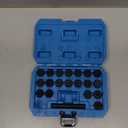 21PCS Wheel Locking Nut Key Kit Compatible with VW VAG Volkswagen, Wheel Lock Nut Socket Adapter Set, Wheel Anti-Theft Lug Nut Removal Tool, Anti-Theft Screw Remover