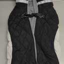 Lelepet Dog Coat Warm Dog Winter Coat Waterproof Dogs Jacket with Harness Built in Reflective Pet Fleece Vest Zip-Up Cold Weather Coats for Large Dogs Turtleneck & Windproof Coats Boxer Black XL