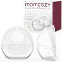 Momcozy Breast Milk Collector, Milk Collectors for Breastfeeding, Reusable Breast Milk Shells, Silicone Catcher with More Fit & Soft (3oz/90ml, 2 Counts)