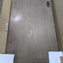 Signature Design by Ashley Realyn Farmhouse Home Office Desk, 2 Drawers, Drop-down Drawer, USB Charging, Wood, 60" W x 28" D x 31" H, Chipped White and Brown