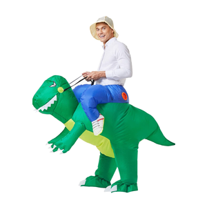 YEAHBEER Inflatable Costume Dinosaur Costume,Inflatable Dinosaur Costume,T-Rex Fancy Dress Halloween Blow up Costume