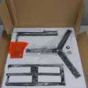 Gadroad Round End Table with Storage Shelf, 2 Tier Farmhouse Side Table Nightstand for Living Room, Bedroom, Wood Tabletop & Black Metal Frame, Brown 15.7 * 15.7 * 23.0inches