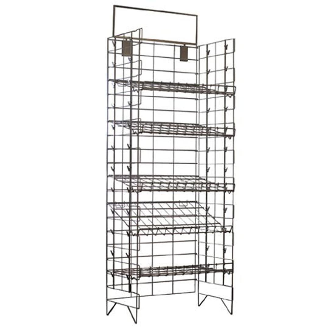 Potato Chip Rack w/ 5 Shelves and 48 Clips