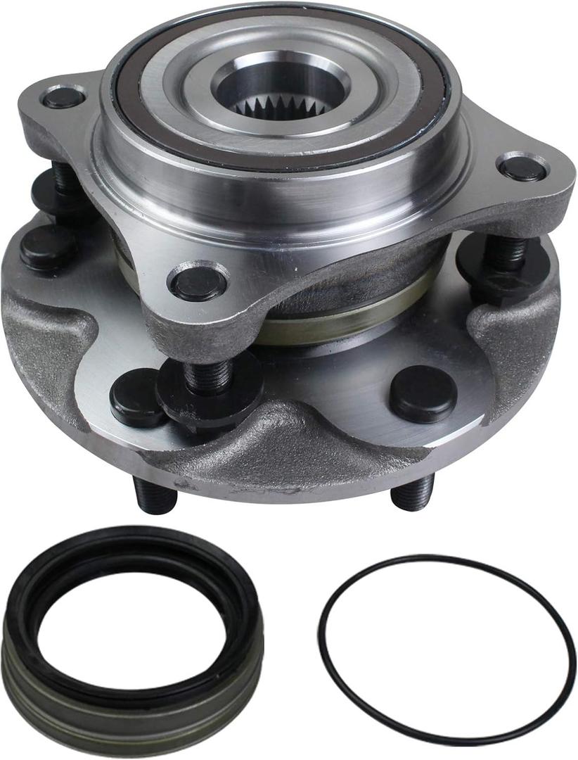 MACEL 515040 4WD Front Wheel Bearing and Hub Assembly Compatible with 05-19 Toyota Tacoma, 03-19 Toyota 4Runner, 07-14 Toyota FJ Cruiser, 03-09 Lexus GX470, 10-19 Lexus GX460, 6lugs w/WBS