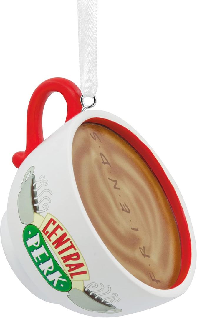 Hallmark Friends Central Perk Cafe Coffee Mug Resin Christmas Ornament