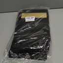 Mylar Bags for Food Storage, 100 Pack Smell Proof Bag with Window, Resealable Bags for Small Business, Candy Bags, Dog Treat Bag, Bakery Packaging, Stand Up Pouch (7.9"x11.8") (Black)