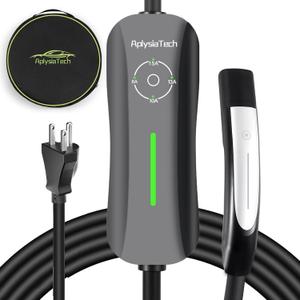 Portable Tesla Charger Level 1, 15Amp 110V, 1.65KW Tesla Electric Vehicle Charger, 21Ft Extension Cord, Plug-in Electric Car Home Charging Station, Compatible with All Tesla Models X/Y/3/S