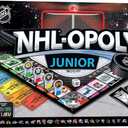 MasterPieces NHL League Opoly Jr Board Game  Officially Licensed Family Hockey Game for Kids Ages 6 and Up  Educational and Fun Collectible Board Play  Great Hockey Gifts for Boys 8-12