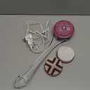 Beurer FC55 Electric Body Scrubber for Exfoliating and Massage, Waterproof for Showering, Cordless and Rechargeable, Spinning Skin Cleansing Brush with 2 Attachments