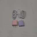 iPhone Charger Fast Charging, 2 Pack 20W USB C Wall Charger Block with 2 Pack MFi Certified 6FT Type C to Lightning Cables for iPhone 14 13 12 11 Pro Max XR XS X, iPad,AirPods Pro (Pink+Purple)