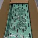 SPACEKEEPER Slim Rolling Storage Cart 4 Tier Bathroom Organizer Utility Cart Mobile Shelving Unit Tower Rack for Kitchen, Laundry Room, Bathroom, Narrow Places, Green