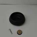 Ceramic Flower Pot Flower Arrangement Set Japanese Ikebana Floral Art Supplies Handmade Flower Bowl Decorative Flower Vase for Centerpieces (Large Black)