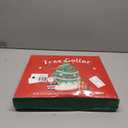 LASPERAL Knitted Christmas Tree Collar - Cream Chunky Cable Knit Ring for Artificial Trees, Farmhouse Rustic Stand Base Cover for Xmas Home Decor