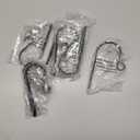 Ginbel Direct Christmas Stocking Holder for Mantle Non-Slip Adjustable Stand Metal Stocking Hangers Christmas Party Decoration Supplies (Black 8 Pack)