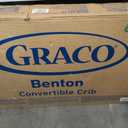 Graco Benton 5-in-1 Convertible Crib GREENGUARD Gold Certified, Converts from Baby Crib to Toddler Bed, Daybed and Full-Size Bed, Fits Standard Full-Size Crib Mattress (White)