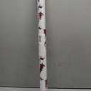 American Greetings Reversible Cottagecore Christmas Wrapping Paper Roll, Red and White Holiday Gift Wrap (60 sq. ft., 1 Standard Roll Wrap-30 in. x 24 ft.) Cabin in the Woods with Reindeer