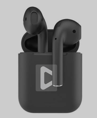 Acoustix AudioBuds+ True Wireless Earbuds with Charging Case - Black